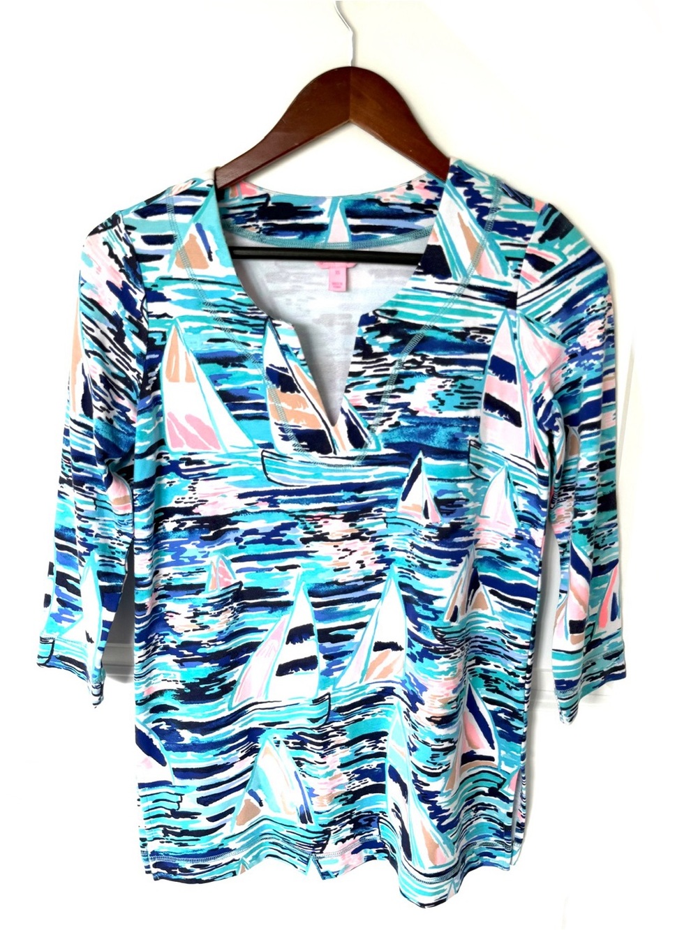 Lilly Pulitzer 3/4 Sleeve Top